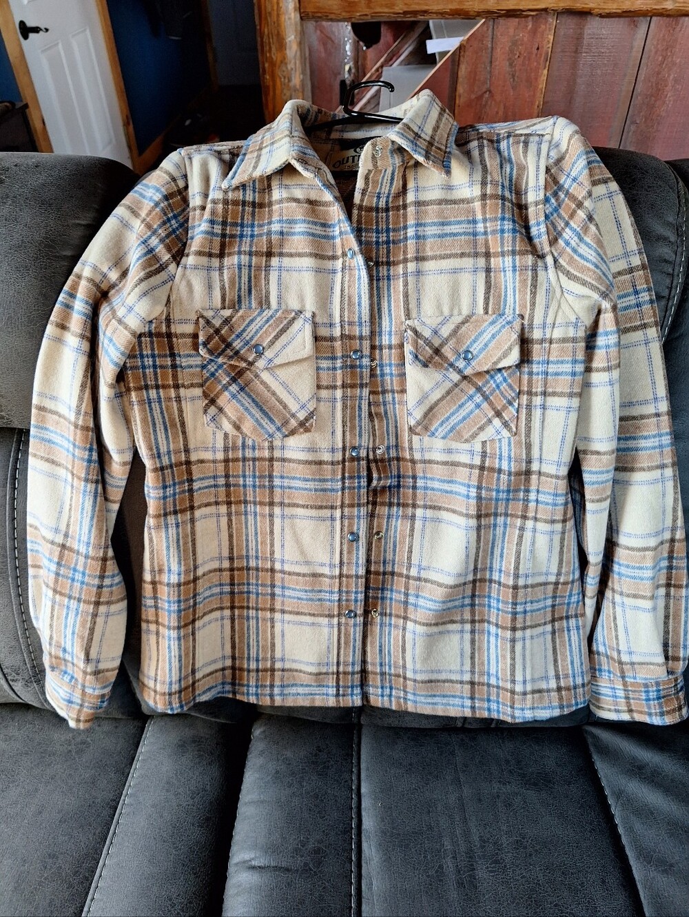 Flannel Snap Up Shirt